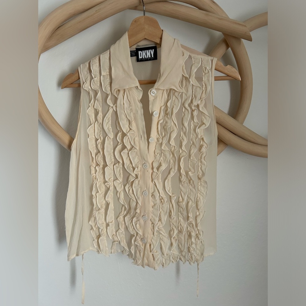 DKNY silk top ‘vintage’ 90’s